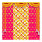Dhara Pink Lotus Backdrop Cloth for Pooja Decoration